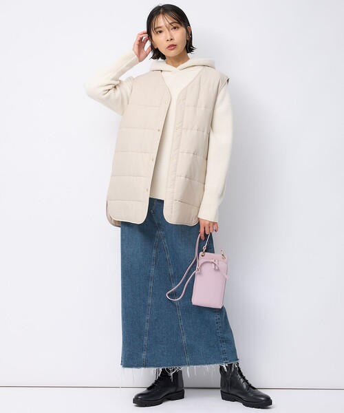 「23区」 長袖ニット 38 ベージュ レディース_画像6