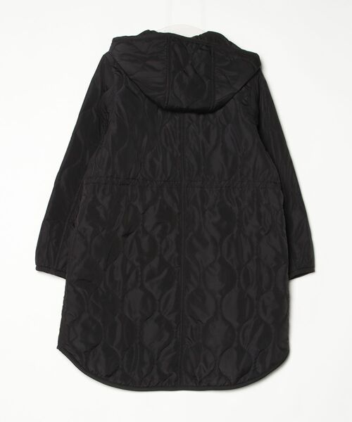 「GLOBAL WORK」 キルティングコート L ブラック レディース_画像2