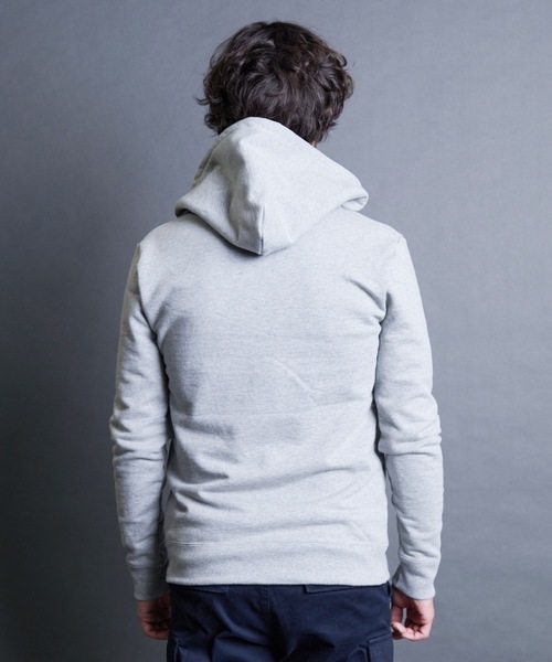 「Magine」 ジップアップパーカー 48 ブラック メンズ_画像4