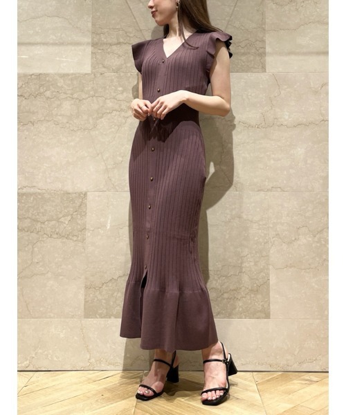 「SNIDEL」 ノースリーブワンピース ONE SIZE ブラック レディース_画像8