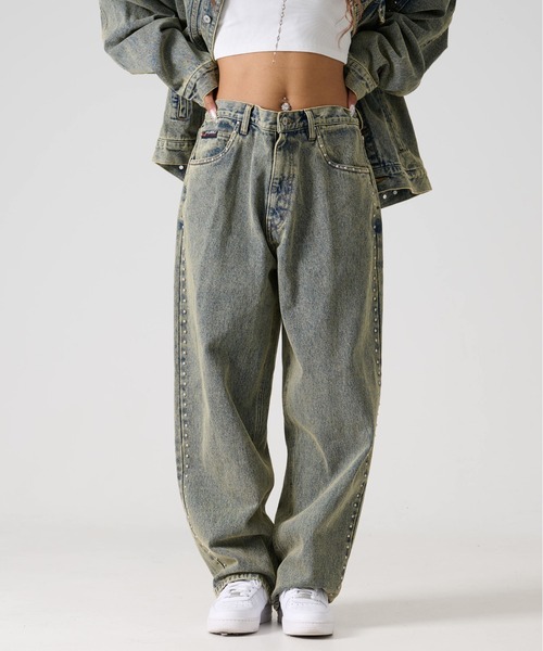 FUBU（フブ） ジーンズ ブランド Studs Denim Pants / スタッズ デニム