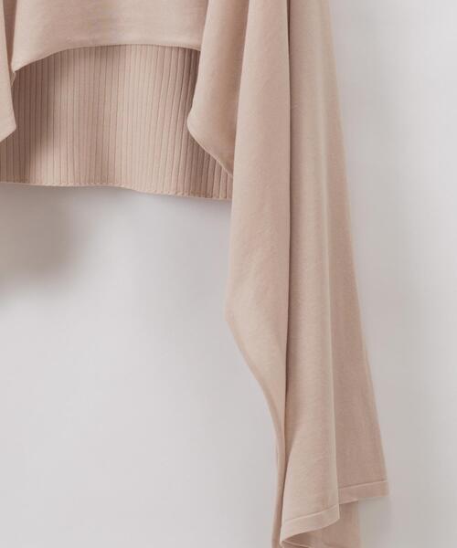 「GRACE CONTINENTAL」 ニットアンサンブル 36 ベージュ レディース_画像3