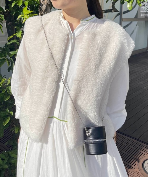 CAPRICIEUX LE'MAGE（カプリシューレマージュ） ベスト FREE ホワイト