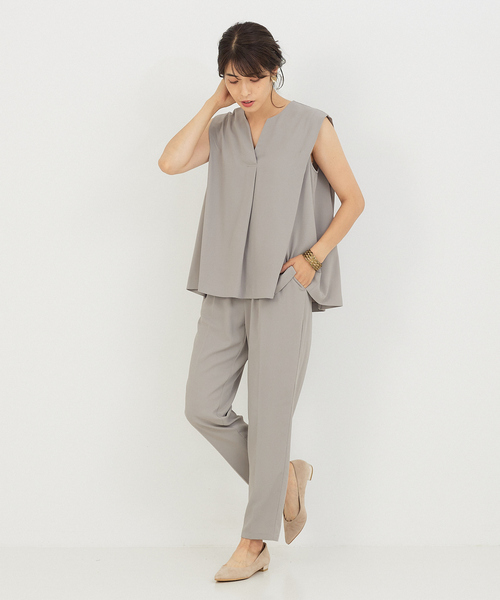 「abahouse mavie」 パンツ 38 ブラック レディース_画像2