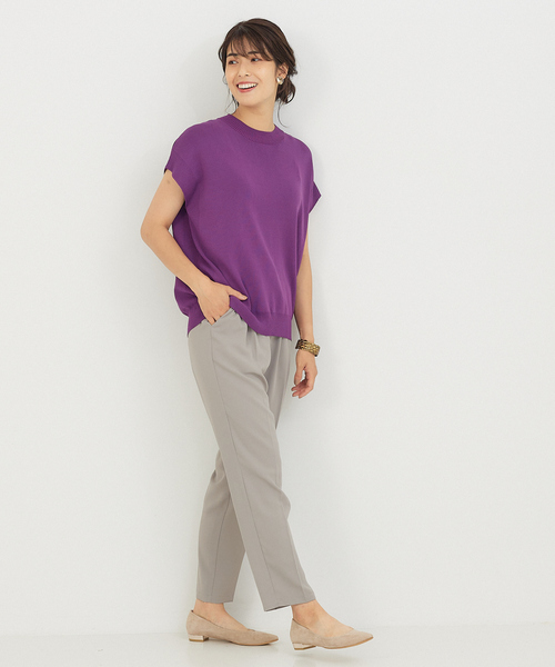 「abahouse mavie」 パンツ 38 ブラック レディース_画像7