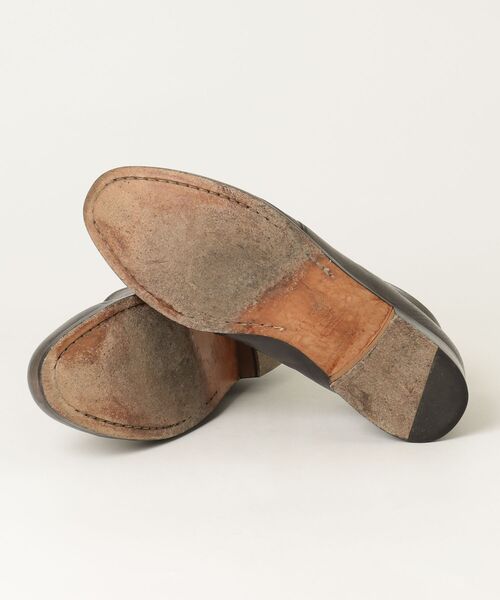 「PADRONE」 レザーシューズ 42 ネイビー メンズ_画像3