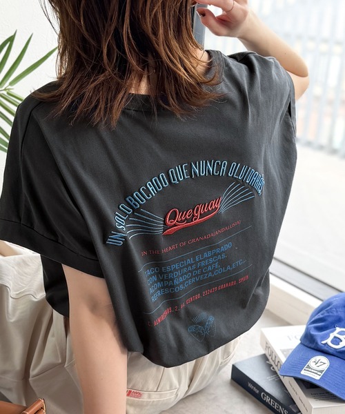 Java tシャツ 半袖 「JaVaジャバコラボ」背中で魅せる。バック刺繍