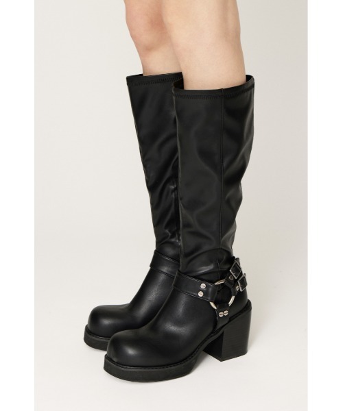 AngelicPretty Sweetエンジニアブーツ SLY（スライ） ロング ブーツ 「2026SS新作」FITTED ENGINEER BOOTS
