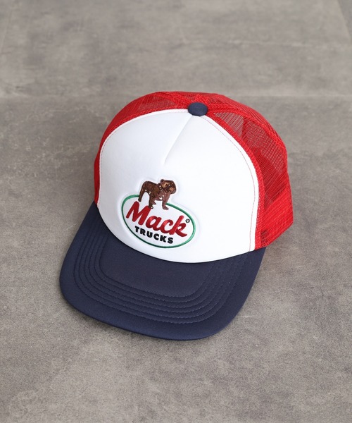 MACK TRUCKS メッシュキャップ キャップ 帽子 メンズ ワッペン