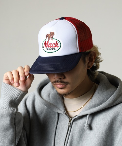 MACK TRUCKS キャップ 帽子 ワッペン メッシュCAP メンズ レディース