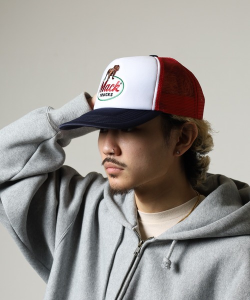 MACK TRUCKS メッシュキャップ キャップ 帽子 メンズ ワッペン