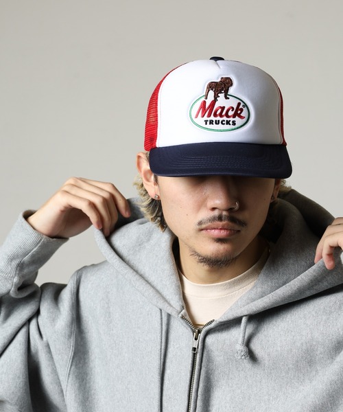 MACK TRUCKS キャップ 帽子 ワッペン メッシュCAP メンズ レディース