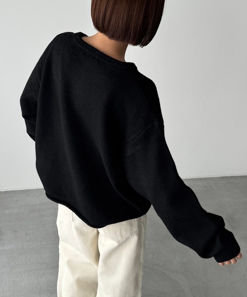 「CANAL JEAN」 長袖ニット ONE SIZE オートミール レディース_画像6