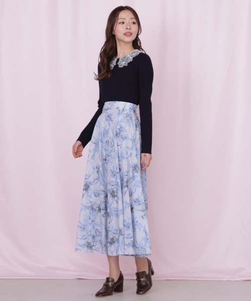 ジル＊レース付きニット JILL by JILL STUART（ジルバイジルスチュアート） ニット セーター