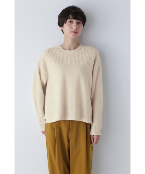 「human woman」 長袖ニット MEDIUM ピンク レディース_画像6