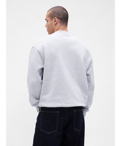 「GAP」 スウェットカットソー X-SMALL ネイビー メンズ_画像6