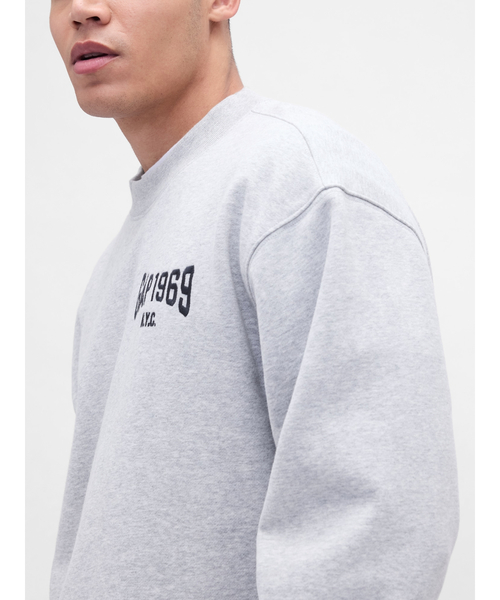 「GAP」 スウェットカットソー X-SMALL ネイビー メンズ_画像8