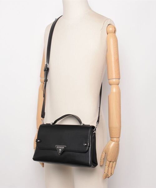Guess」 ハンドバッグ ONE SIZE ブラック レディース GUESS（ゲス 