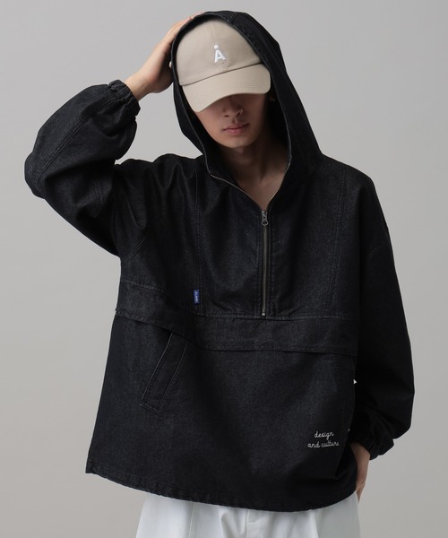 ALAND パーカー 「UNISEX」ALAND／デニムアノラックパーカー