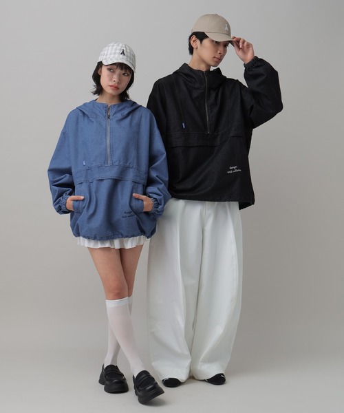 ALAND パーカー 「UNISEX」ALAND／デニムアノラックパーカー