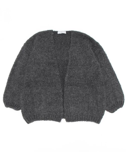 「TRICOTS JEAN MARC」 ニットカーディガン - ベージュ レディース_画像4