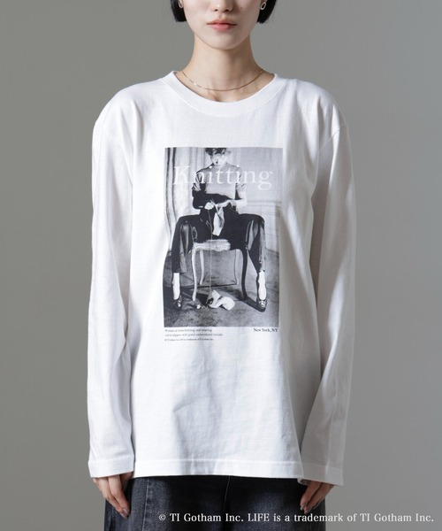 「GOOD ROCK SPEED」 長袖カットソー FREE ホワイト レディース_画像5