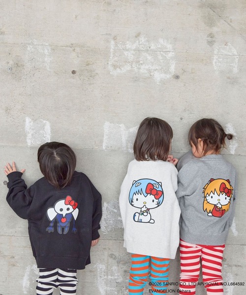 LOWRYS FARM（ローリーズファーム） トレーナー 「EVA x HELLO KITTY