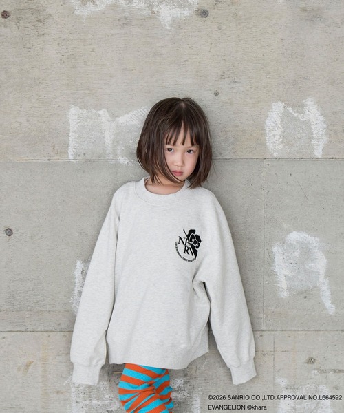 新品未使用★LOWRYSFARM(U)【HELLO KITTY】スウェットクルー LOWRYS FARM（ローリーズファーム） トレーナー 「EVA x HELLO KITTY