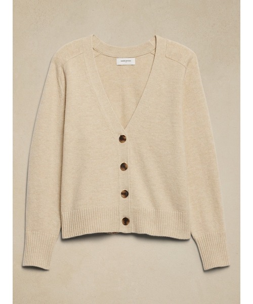 「BANANA REPUBLIC FACTORY STORE」 ニットカーディガン X-SMALL ブラック レディース_画像4