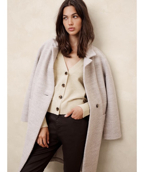 「BANANA REPUBLIC FACTORY STORE」 ニットカーディガン X-SMALL ブラック レディース_画像6