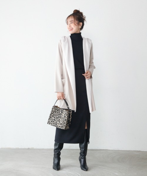 「M.deux」 カーディガン MEDIUM グレイッシュベージュ レディース_画像5