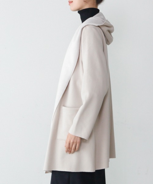 「M.deux」 カーディガン MEDIUM グレイッシュベージュ レディース_画像8