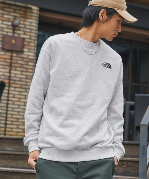 「THE NORTH FACE」 スウェットカットソー L ライトグレー メンズ