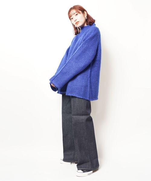 「THE SHINZONE」 長袖ニット FREE グレー レディース_画像4