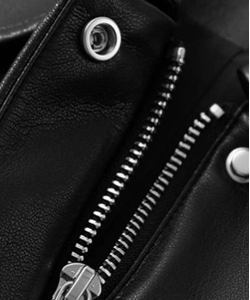 Lana821 レザージャケット ライダース エコレザー ジップアップ