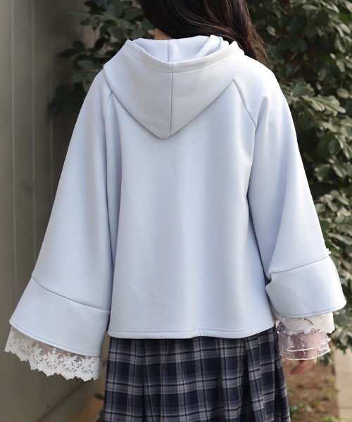 axes femme　kawaii　冬用ポンチョ axes femme（アクシーズ ファム） カーディガン パール裏ボアニット