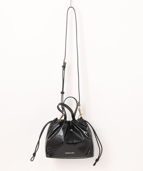「CHARLES & KEITH」 2WAYバッグ S クリーム レディース_画像4