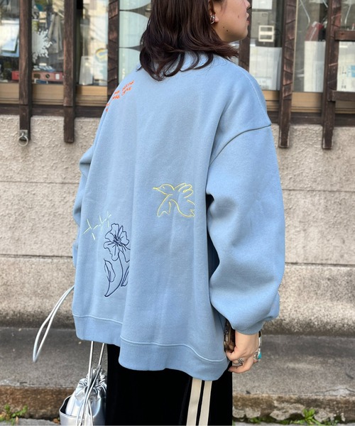 「CPCM」 スウェットカットソー LARGE チャコールグレー メンズ_画像9