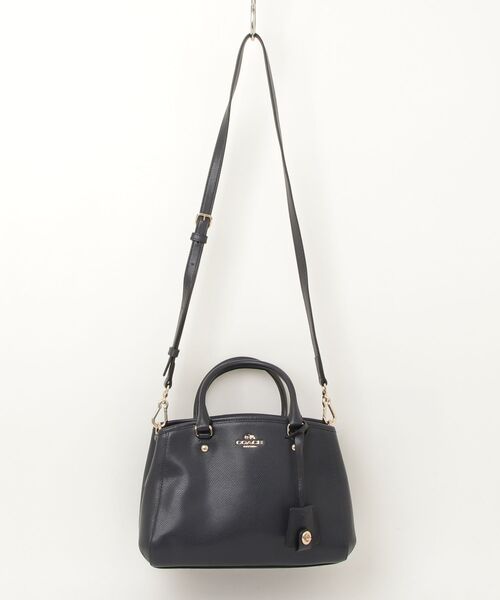 COACH（コーチ） ワンポイント2WAYバッグ FREE ネイビー レディース
