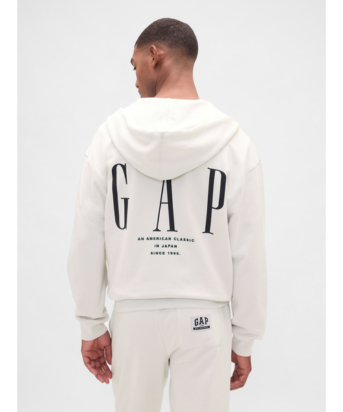 GAP（ギャップ） ジップアップパーカー X-LARGE グレー メンズ