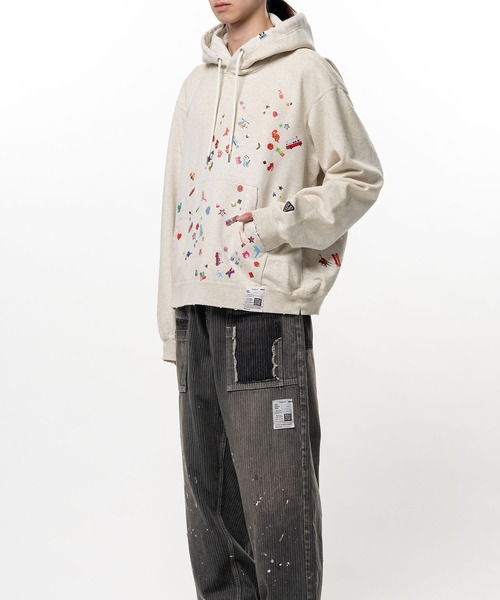 Maison MIHARA YASUHIRO ステッカーフーディ Maison MIHARA YASUHIRO(メゾンミハラヤスヒロ) / Embellished Sticker