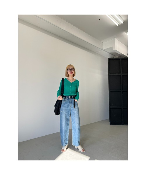 「BLACK BY MOUSSY」 デニムパンツ 26inch ブルー レディース_画像4