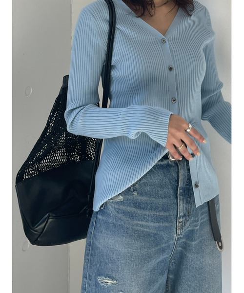 「BLACK BY MOUSSY」 デニムパンツ 26inch ブルー レディース_画像6