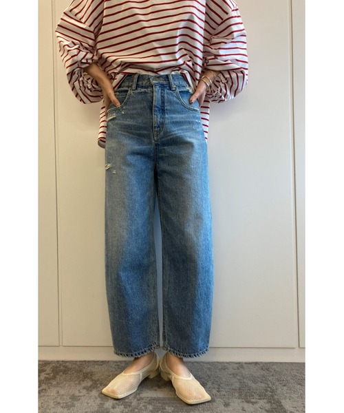 「BLACK BY MOUSSY」 デニムパンツ 26inch ブルー レディース_画像8