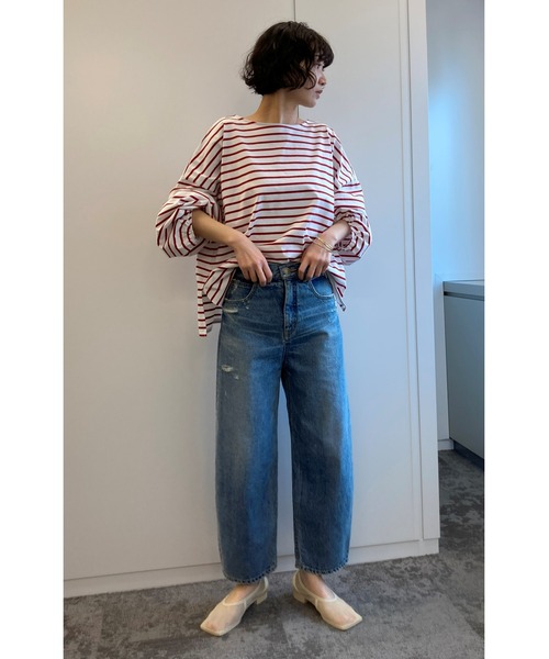 「BLACK BY MOUSSY」 デニムパンツ 26inch ブルー レディース_画像9