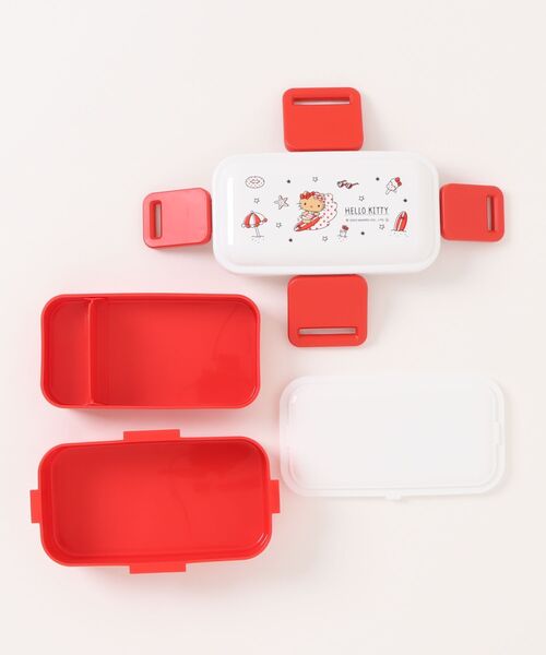 sanrio（サンリオ） 弁当箱 ハローキティ Summer Days 2段ふわっと弁当