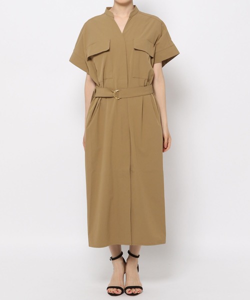 「HEREIAM」 半袖ワンピース MEDIUM ブラック レディース_画像7