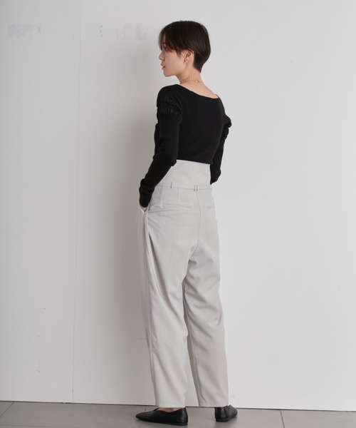 「emmi」 パンツ 0 ブラック レディース_画像4