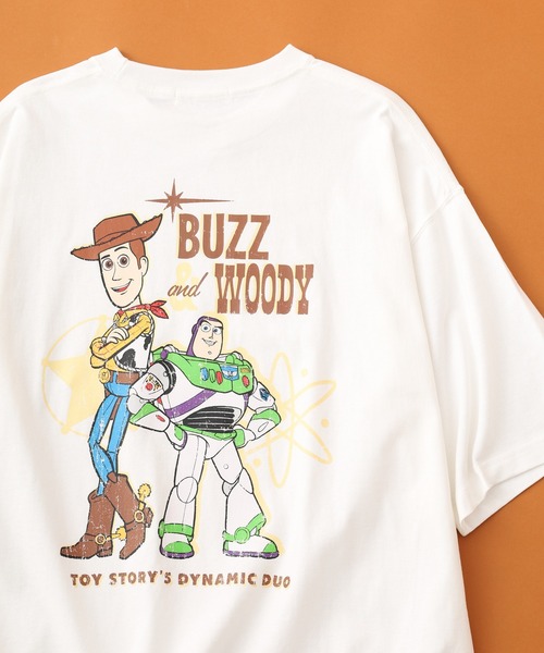 Disney（ディズニー） tシャツ 半袖 トイストーリー プリントBIGTEE