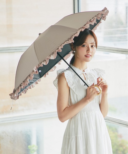 tocco closet（トッコ クローゼット） 折りたたみ傘 完全遮光リボン